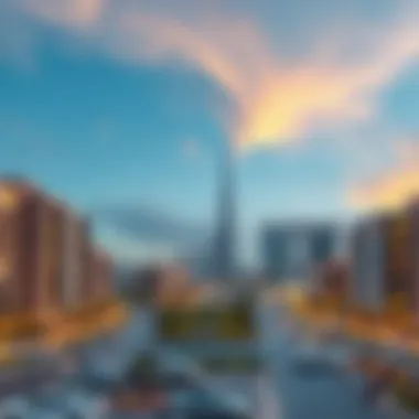 Luxurious skyline view of Arjan in Dubai showcasing modern architecture