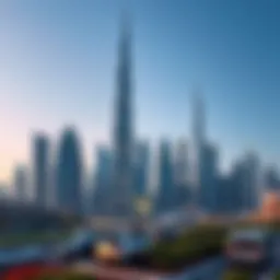 Stunning skyline of Dubai showcasing luxury towers