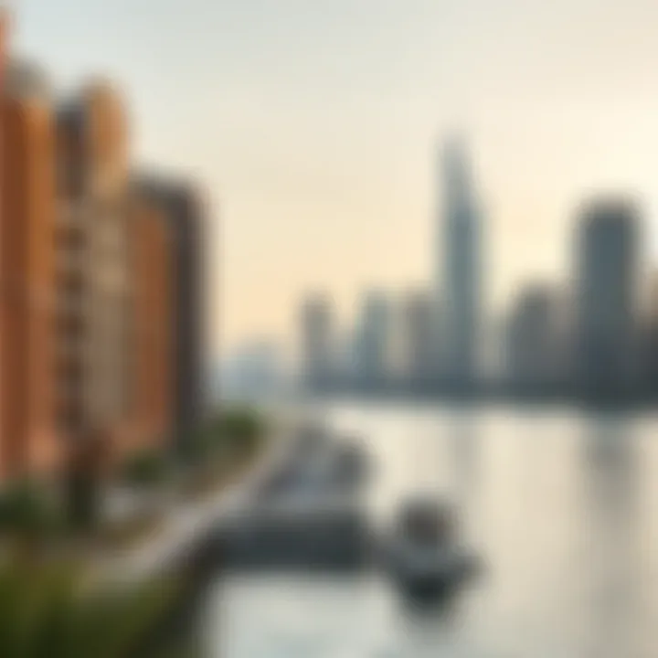 Luxury Living Alongside Dubai Creek Luxurious waterfront apartments with skyline view