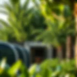 Lush greenery in Discovery Gardens