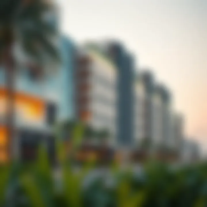 Thriving Community Near Equiti Gate Vibrant community atmosphere surrounding Equiti Gate