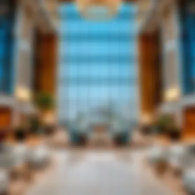 Luxurious lobby design of Tower Three