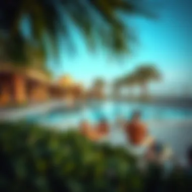 Outdoor Pool Oasis Picturesque outdoor pool area at Executive Bay, ideal for relaxation