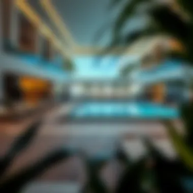 Modern Amenities at Friends Corner Modern amenities available in Friends Corner, including a pool and fitness center