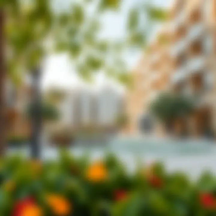 Engaging Community Areas in Warsan 4 Vibrant community spaces emphasizing lifestyle and recreation