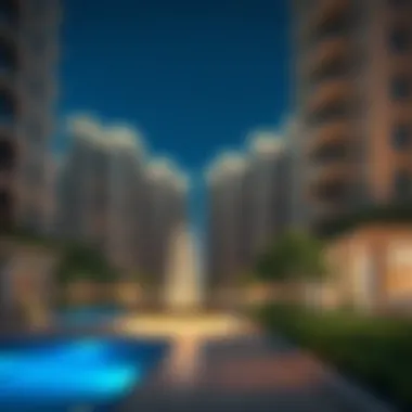 Luxury residential complex in Warsan 4