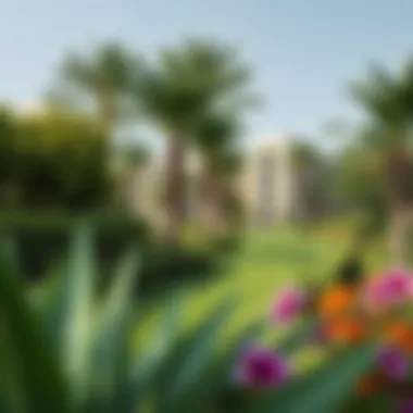 Lush green spaces in Jebel Ali Discovery Gardens for peaceful living
