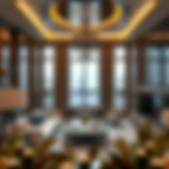 Luxurious interior design of a residence in Lulu and Tower