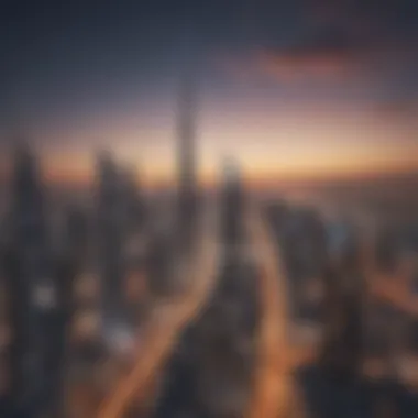 Stunning Skyline of Dubai Stunning skyline of Dubai showcasing luxury apartments