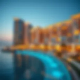 Stunning view of luxury apartments in the Peninsula