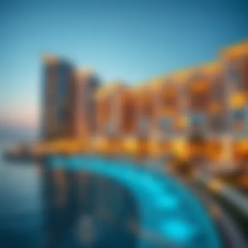 Stunning view of luxury apartments in the Peninsula