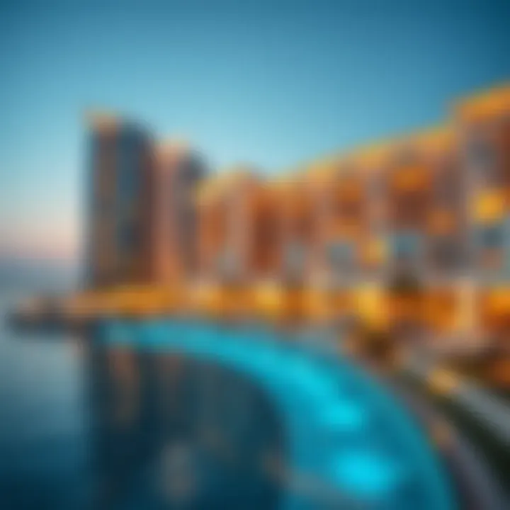 Stunning view of luxury apartments in the Peninsula