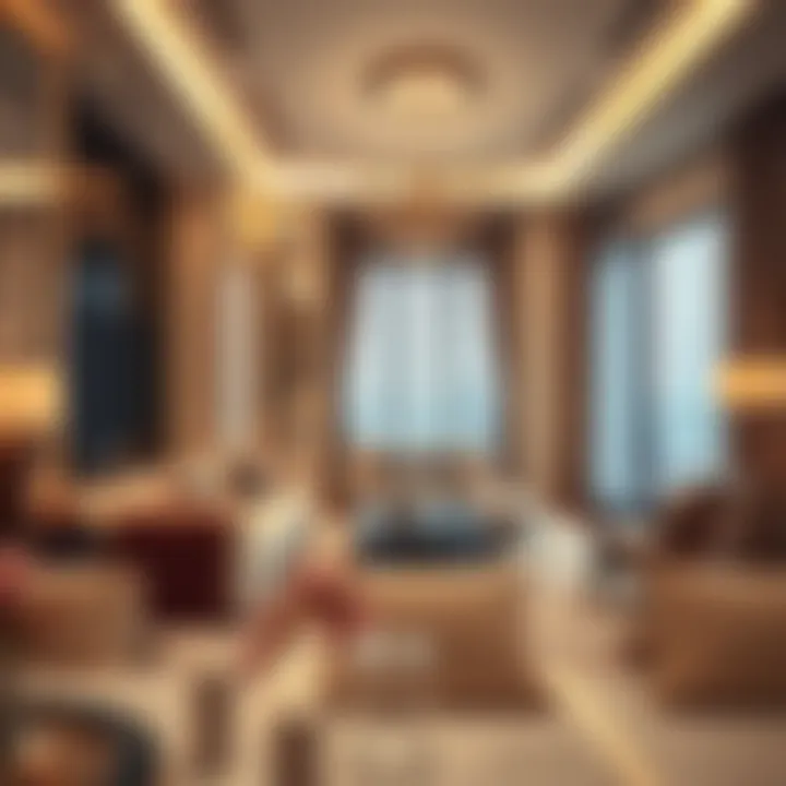 Elegant Interiors of Zanzebeel 4 Luxurious interior design of a Zanzebeel 4 apartment highlighting elegance and comfort