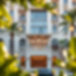 Elegant exterior view of Manor Hotel Dubai