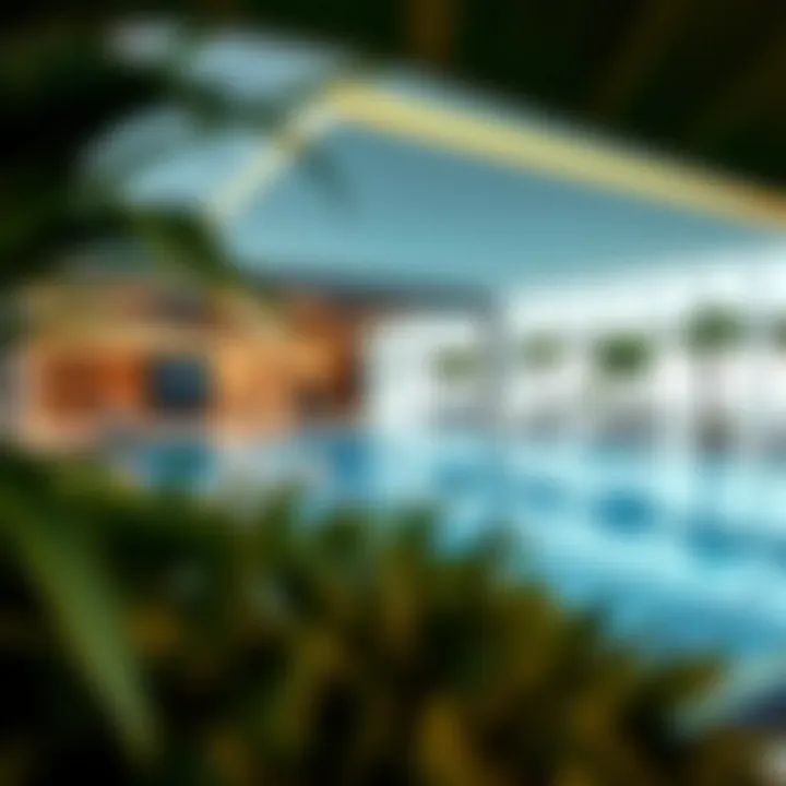 View of amenities including a swimming pool and fitness center in Marina Diamond