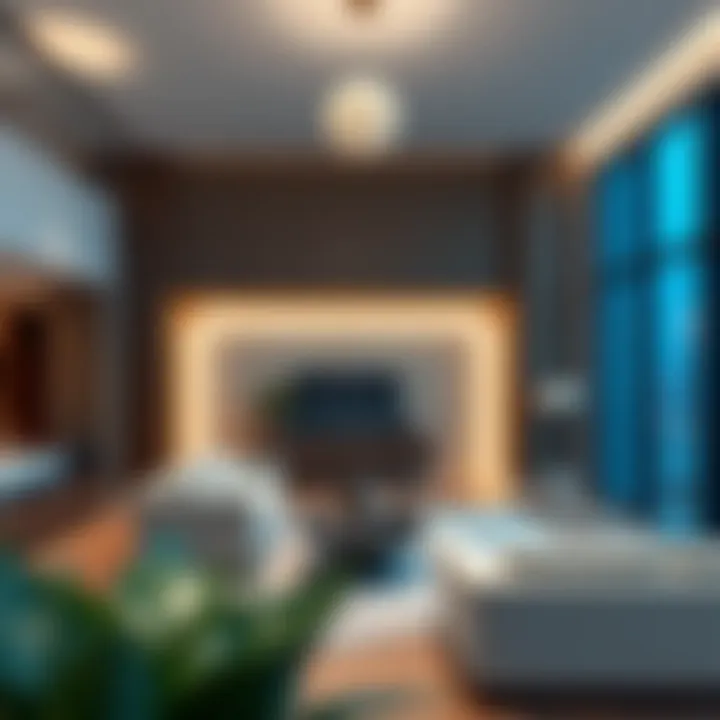 Elegant interior of a Marina Diamond apartment showcasing modern design