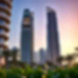 Stunning architectural view of Noora Tower