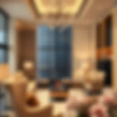 Luxurious living space inside Noora Tower