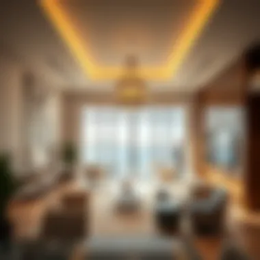 Luxurious interior of a residence in One Zabeel