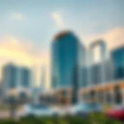 A breathtaking view of One Zabeel Residences showcasing its unique architectural design