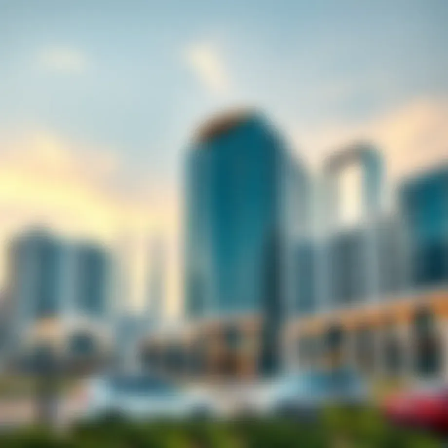 A breathtaking view of One Zabeel Residences showcasing its unique architectural design