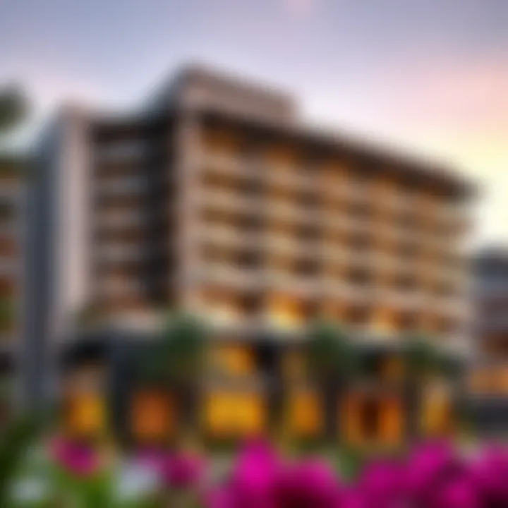 Stunning exterior view of Orla by Omniyat showcasing modern architecture