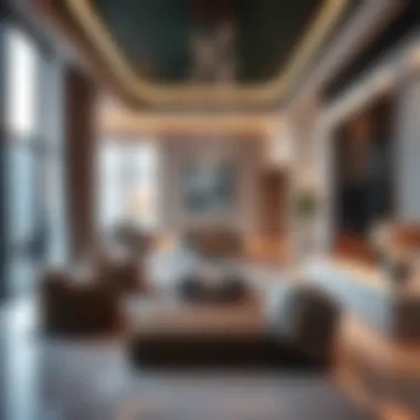 Luxurious living space inside Park Heights Square