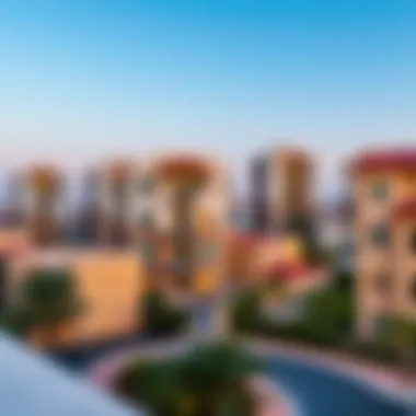 Scenic view of the surrounding neighborhood near Park Heights Square