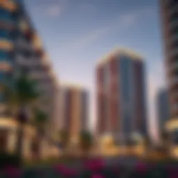 Stunning view of Park Heights showcasing modern architecture