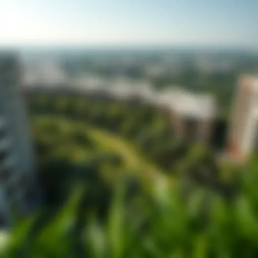 Panoramic View of Park Horizon Panoramic view of Park Horizon amidst lush greenery