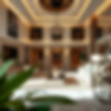 Luxurious Apartment Interior Elegant interior design of a high-end apartment in Dubai.