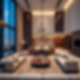 Luxurious interiors of Prive Residence showcasing modern elegance