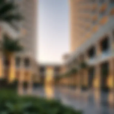 Luxurious architectural design of Radisson Blu Silicon Oasis