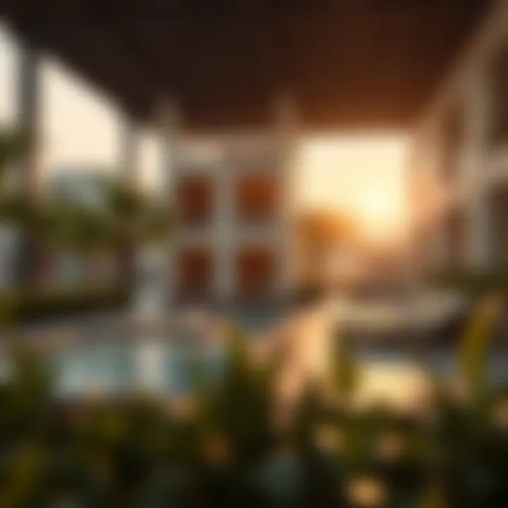 Community amenities in a Rital development