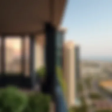 Serene views from residential units overlooking the landscape