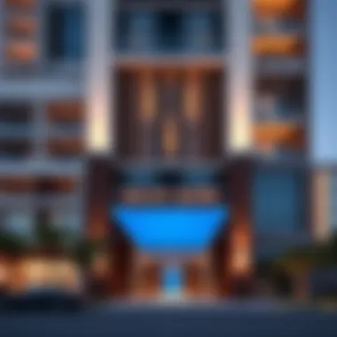 Contemporary Architecture of Savoy Suites Modern architectural exterior of Savoy Suites