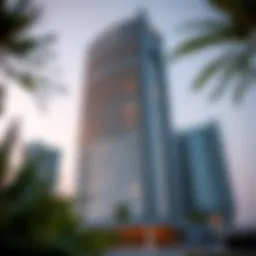 Exterior view of Shafar Tower showcasing its modern architecture