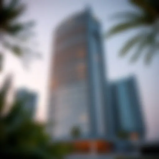 Exterior view of Shafar Tower showcasing its modern architecture