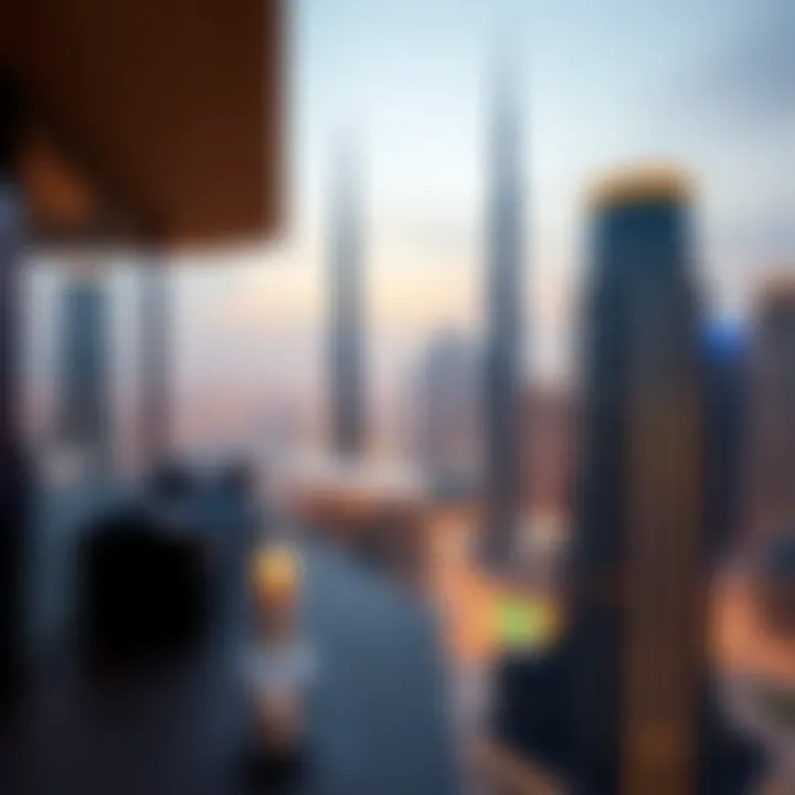 Shafar Tower: Breathtaking Skyline Stunning skyline view from a Shafar Tower balcony