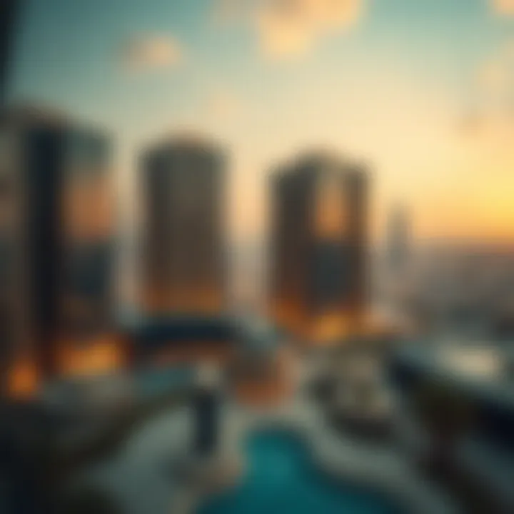 Luxury Apartment View in Dubai Luxury apartment view in Dubai