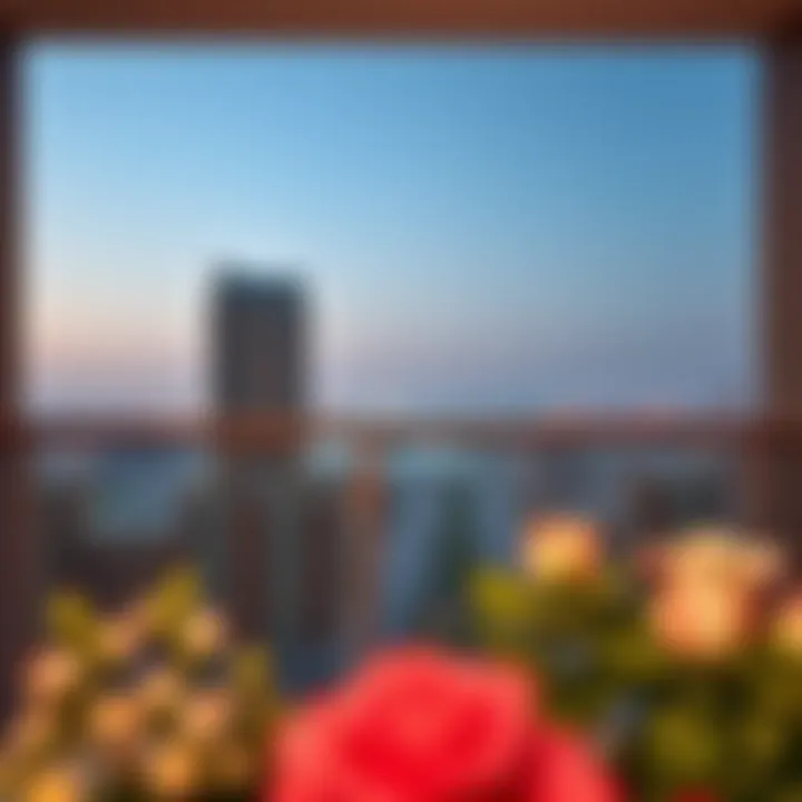 Stunning Balcony View at Sobha Hartland Creek Vistas Breathtaking views from the balcony of a luxury apartment within Sobha Hartland Creek Vistas.