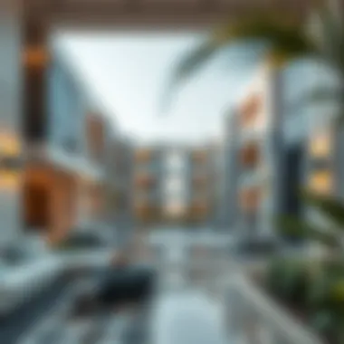 Architectural design of Studio Al Nahda showcasing modern aesthetics