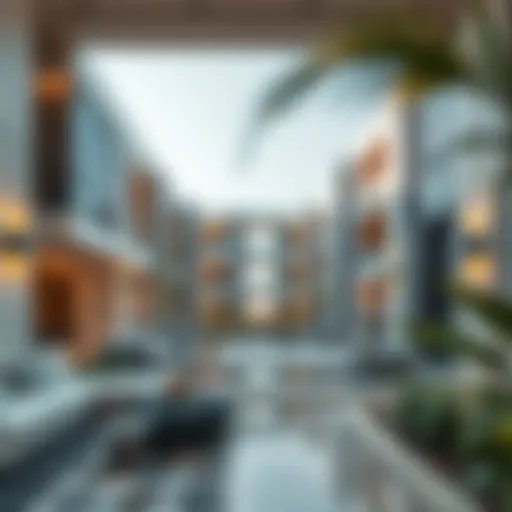 Architectural design of Studio Al Nahda showcasing modern aesthetics