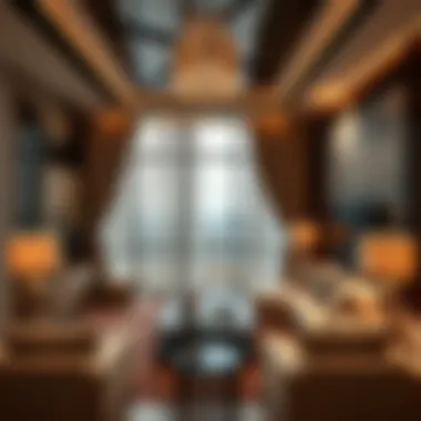 Lavish Living Room Interior Luxurious living room interior within Symphony Apartments