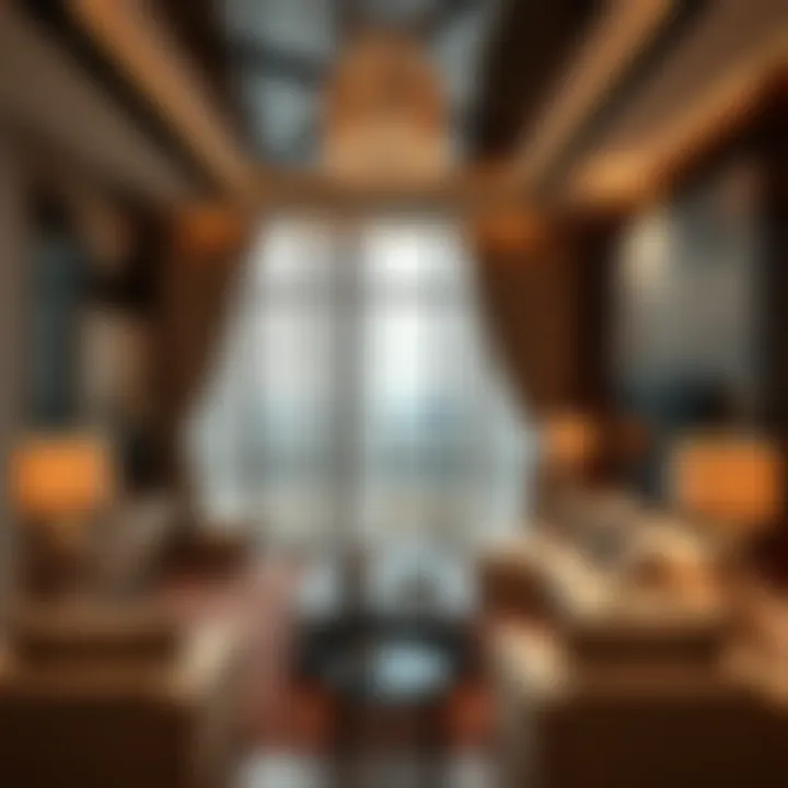 Lavish Living Room Interior Luxurious living room interior within Symphony Apartments