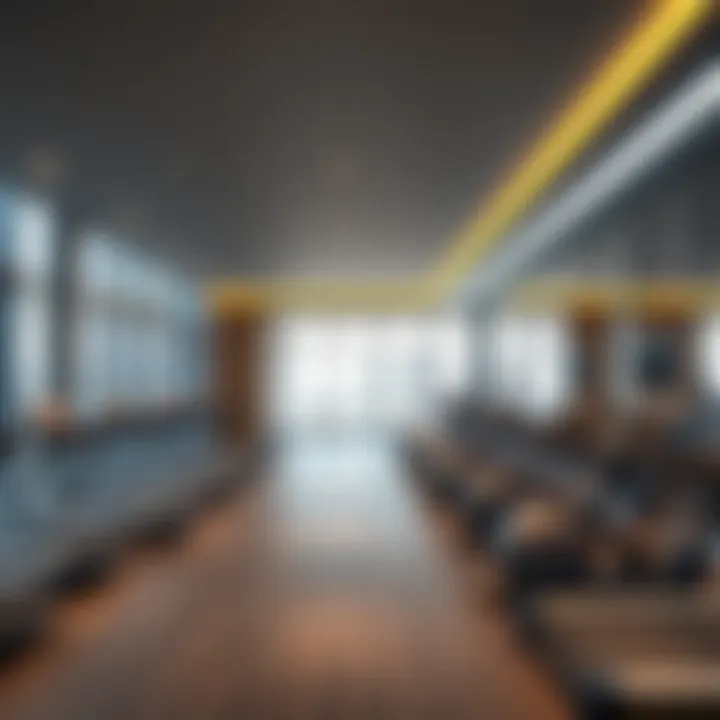 State-of-the-art fitness center in Al Ferdous Building