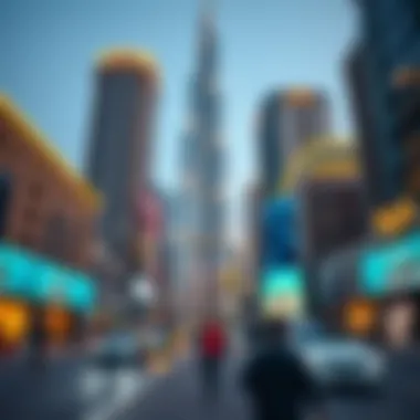 Vibrant lifestyle in the vicinity of Burj Khalifa