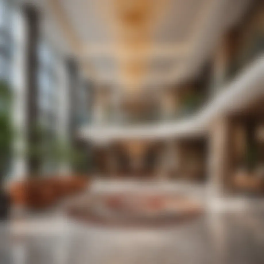 Luxurious lobby of Avani Hotel Media City showcasing elegant decor