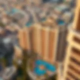 Architectural Elegance of Sky View Hotel Aerial view of the Sky View Hotel showcasing its architectural elegance