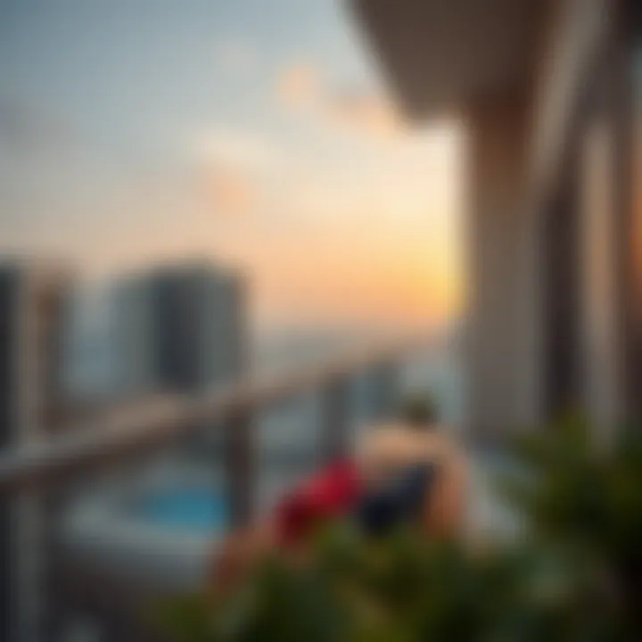 Scenic View from a 2BHK Apartment Balcony Scenic view from a 2BHK apartment balcony